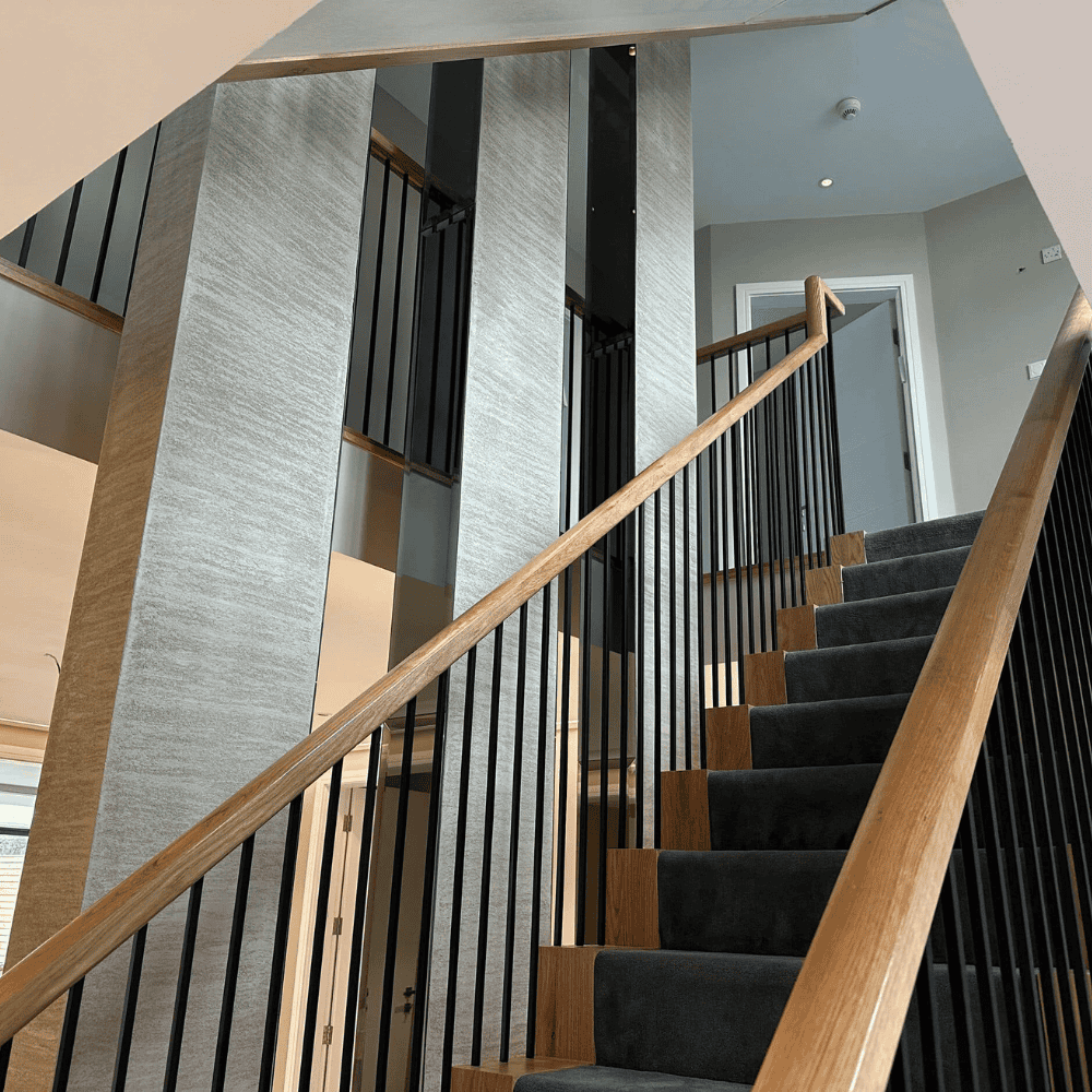 Solid Oak Stair Handrails