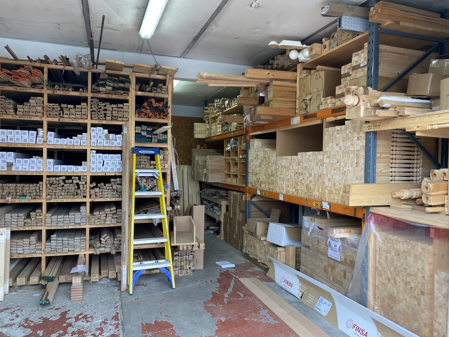 Oak Parts In Storage Unit