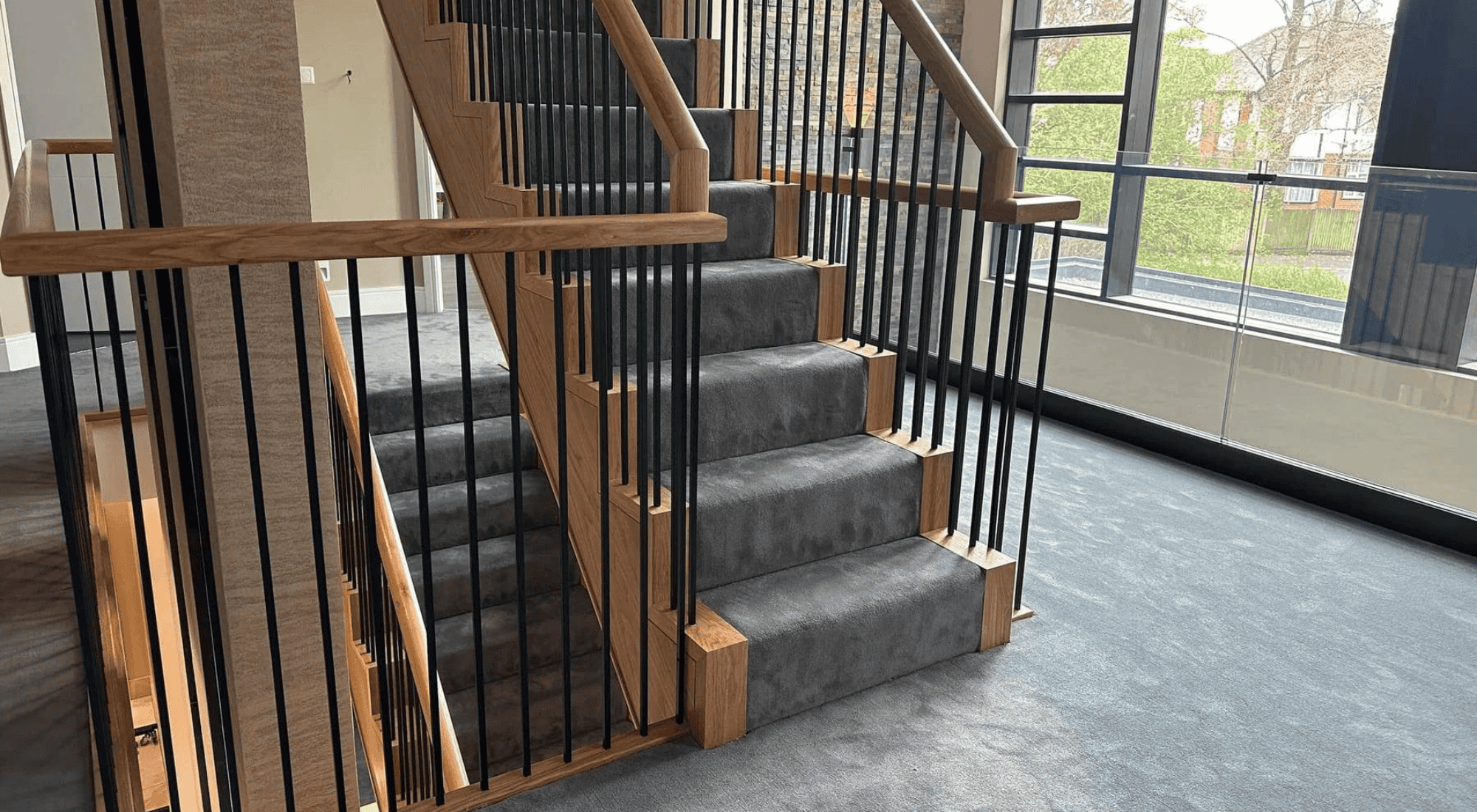 Metal Components Used In Brand New Staircase