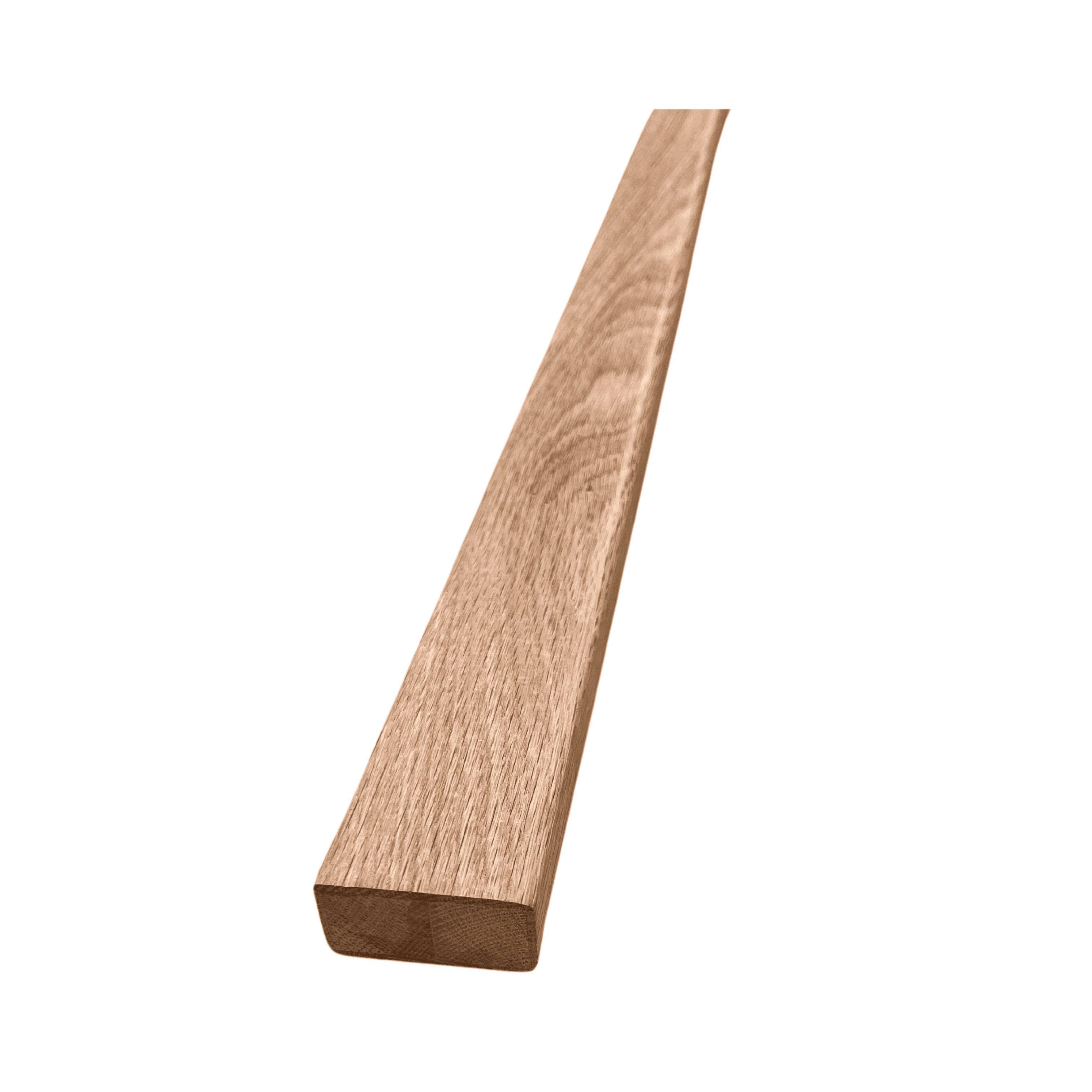 oak deco baserail angled