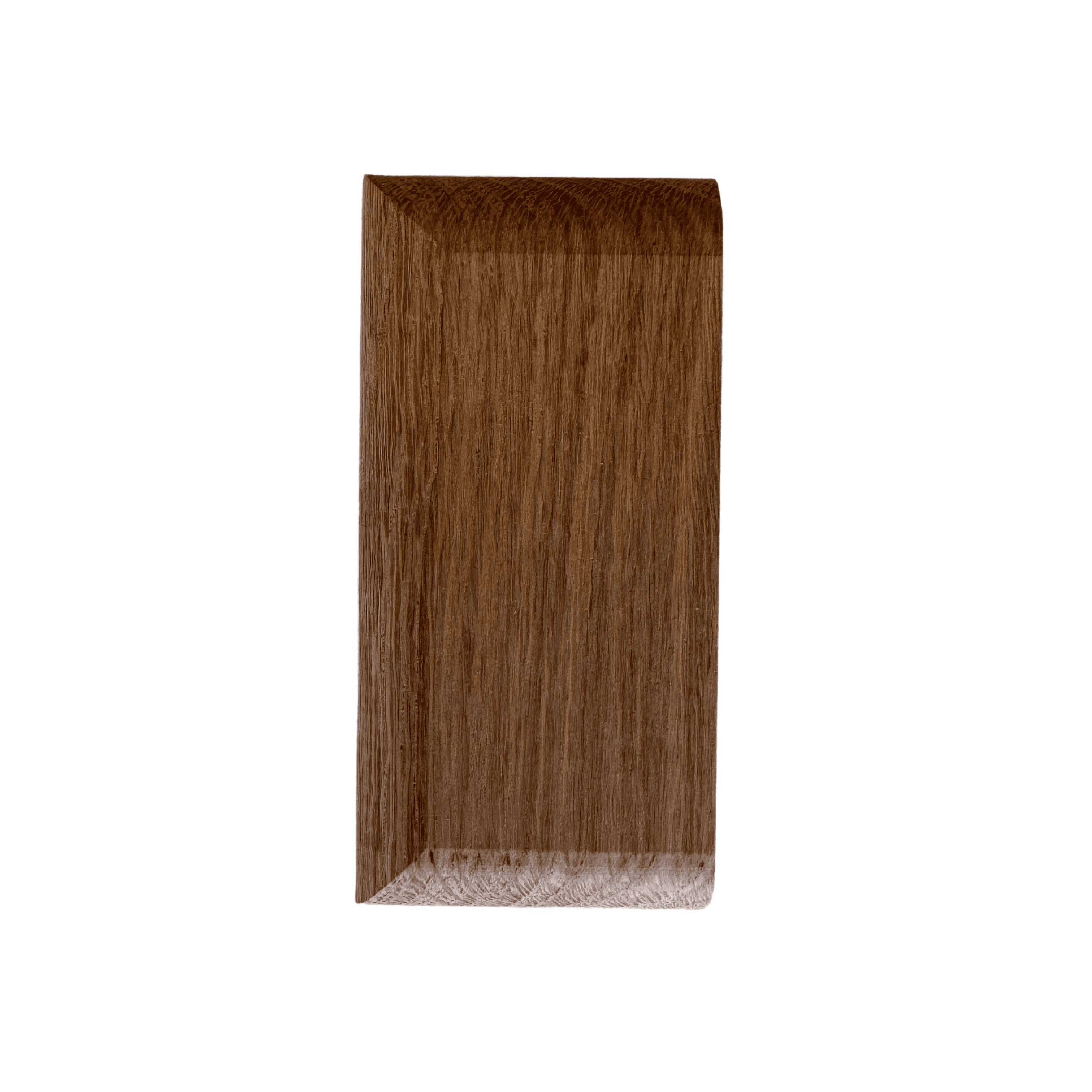 oak flat half newel cap