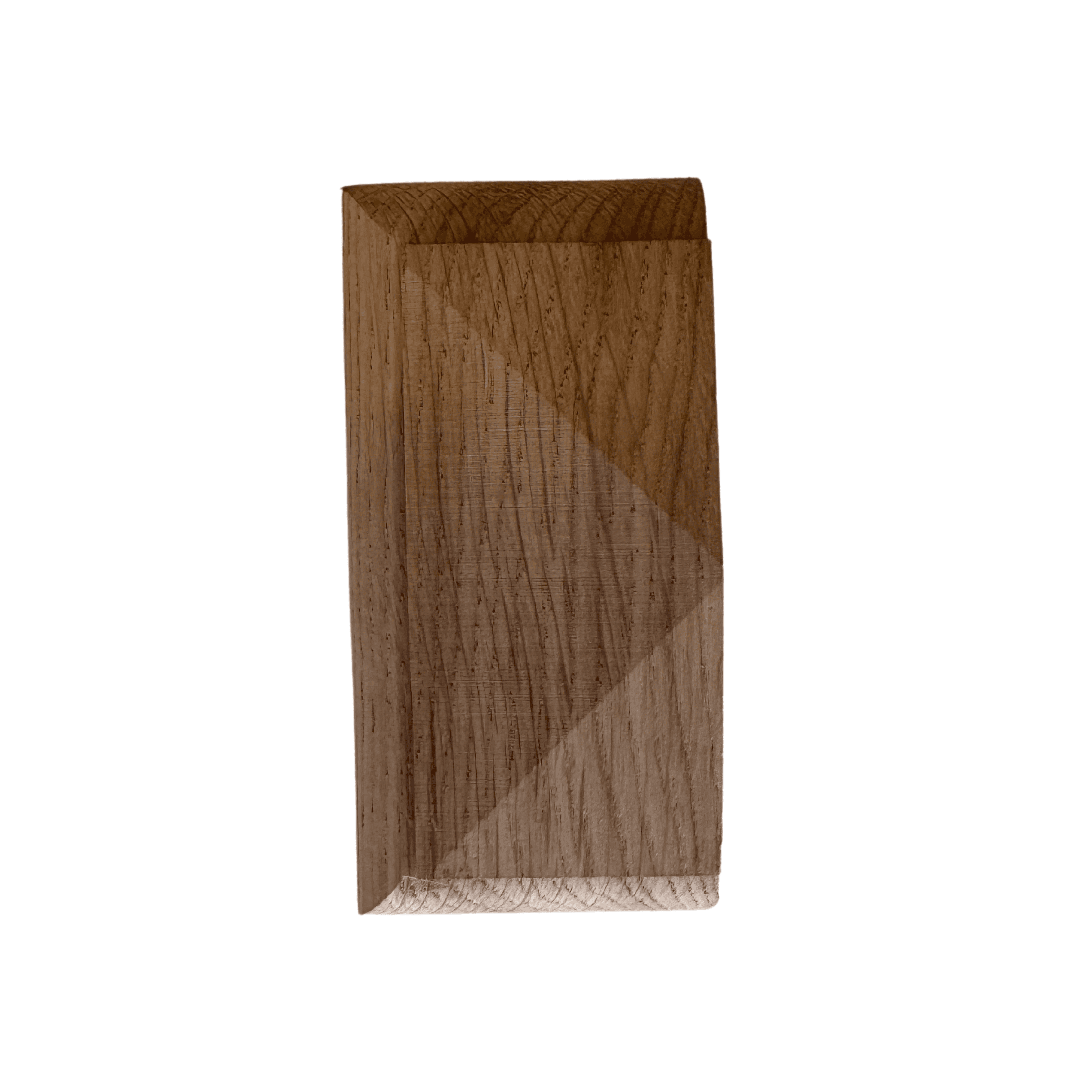 oak pyramid half newel cap