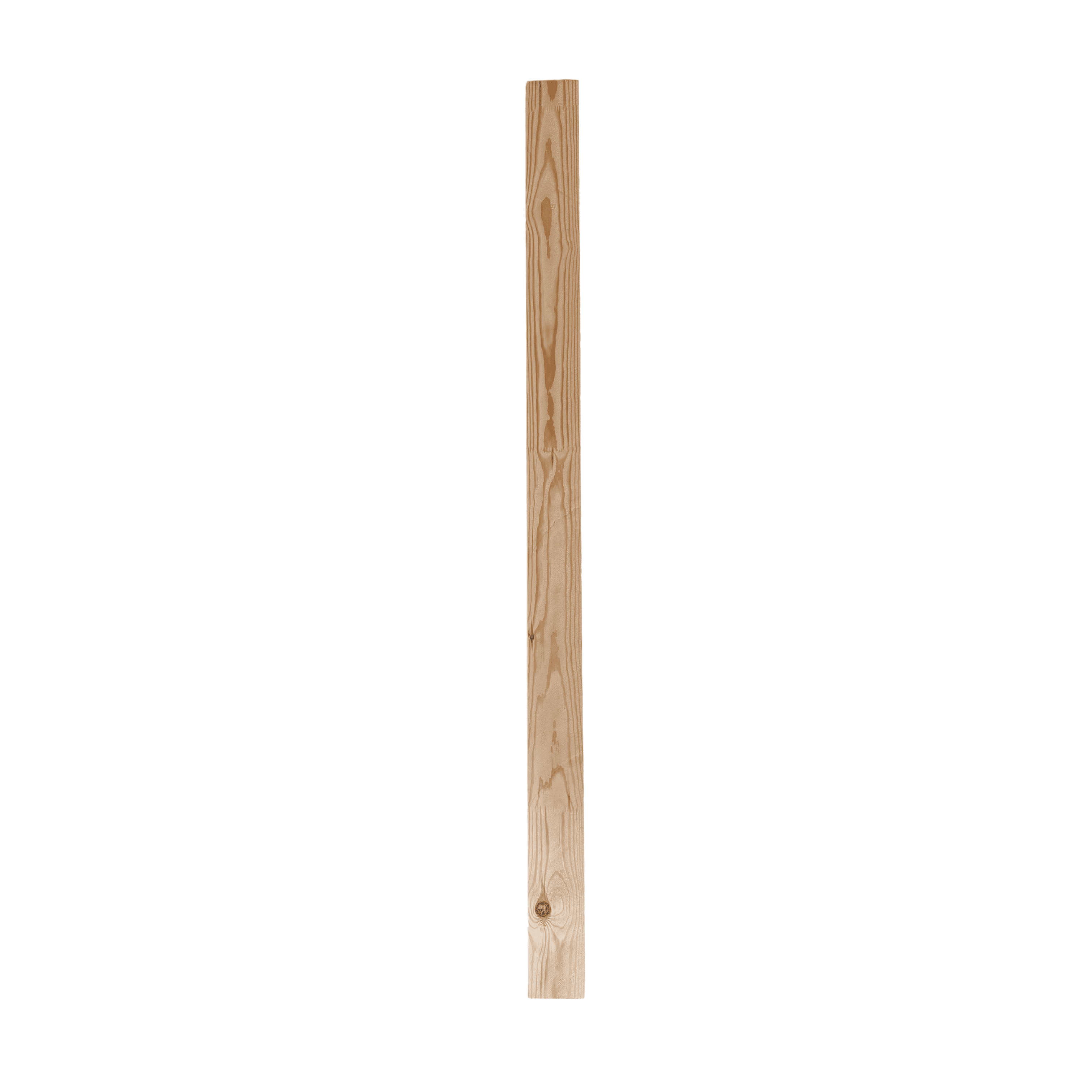 pine square half newel post