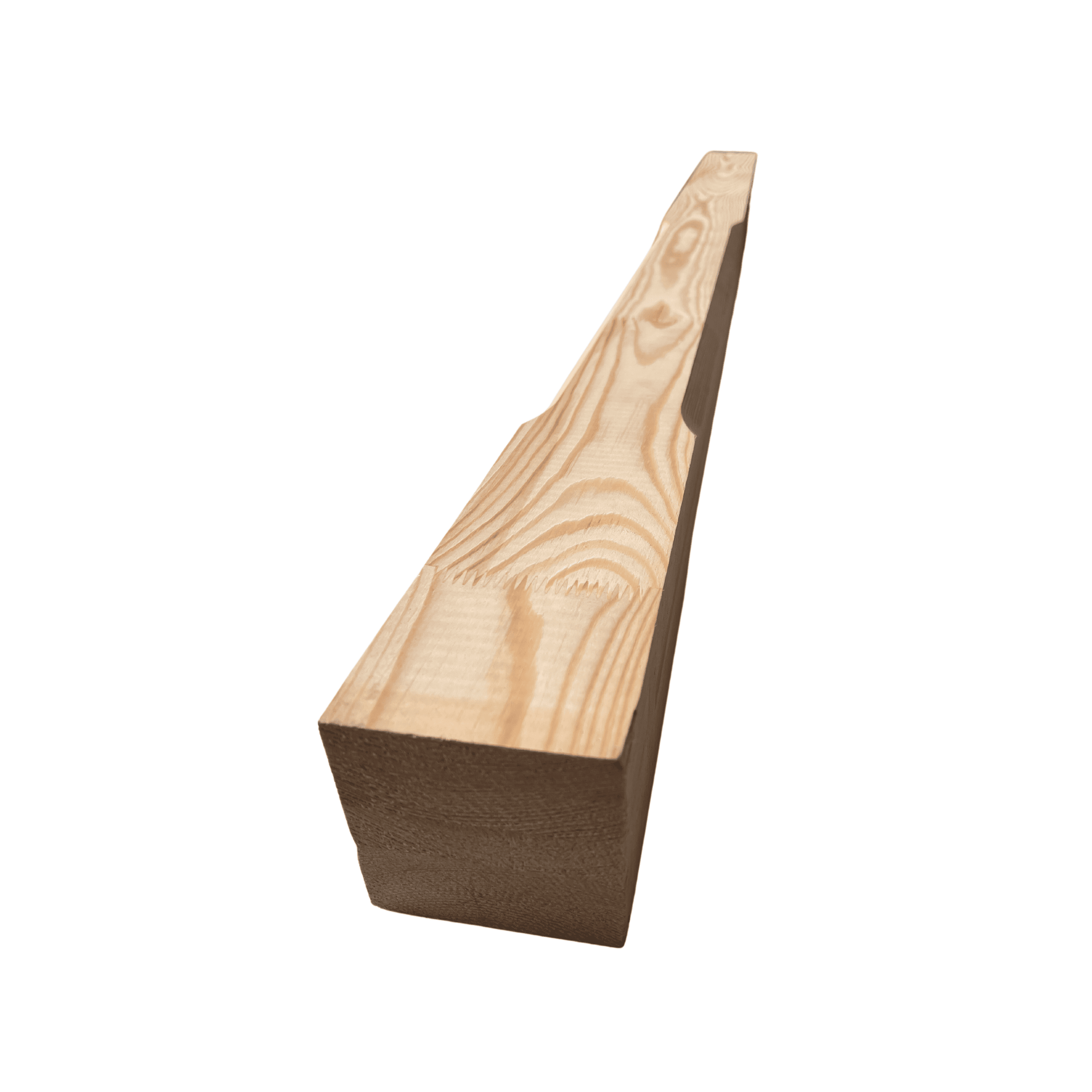 pine stop chamfered newel post angled