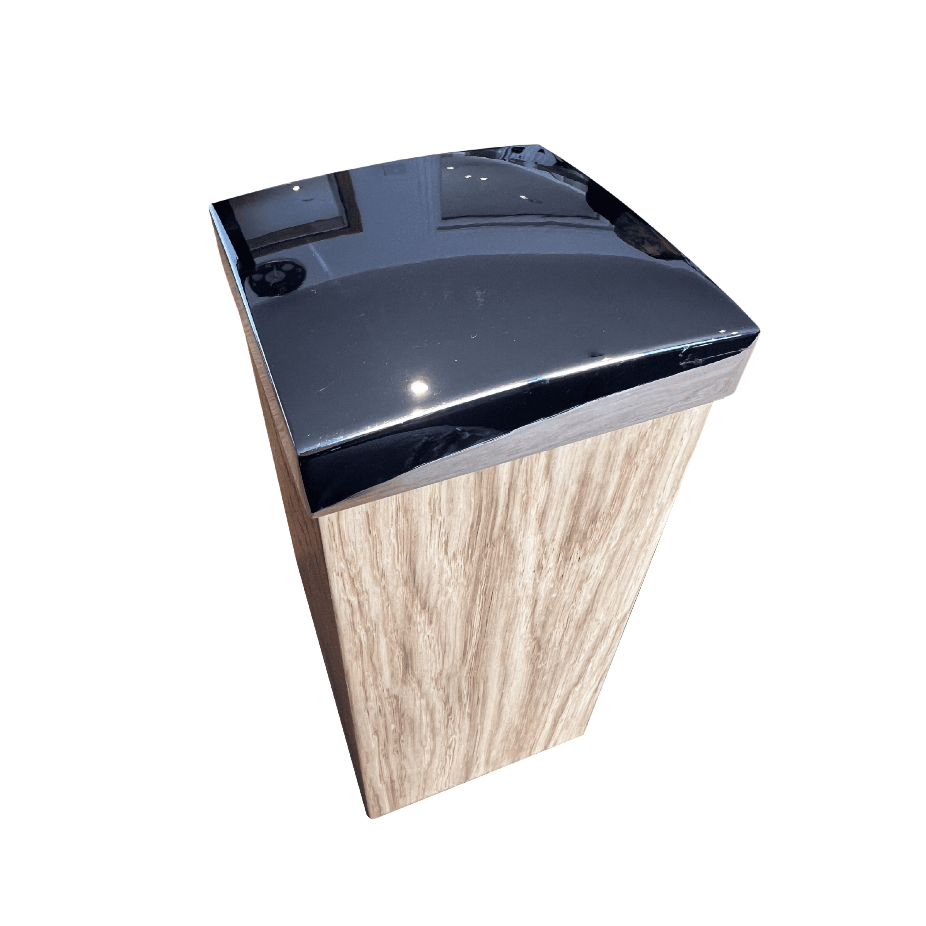 metal domed newel cap chrome