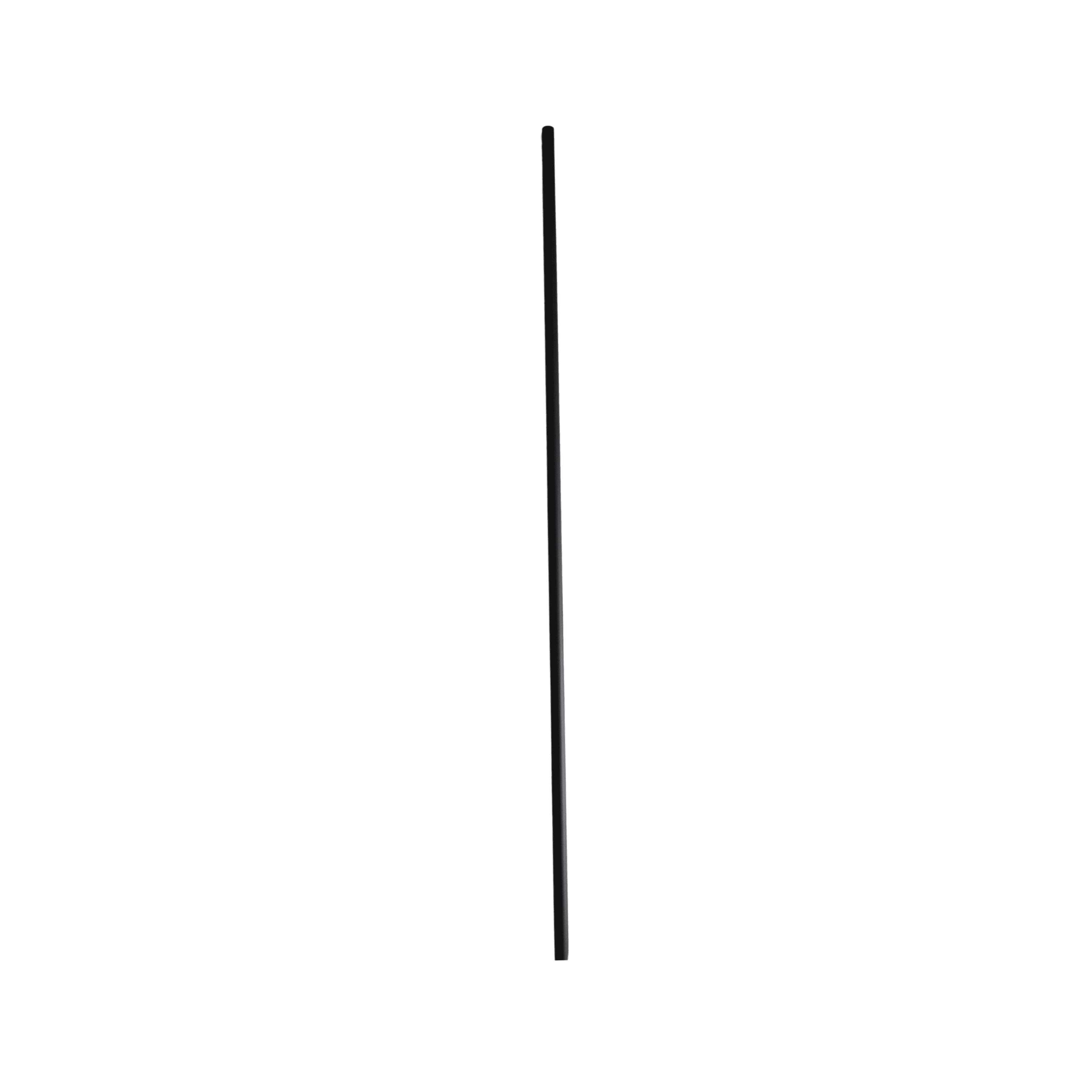 black metal round straight spindle