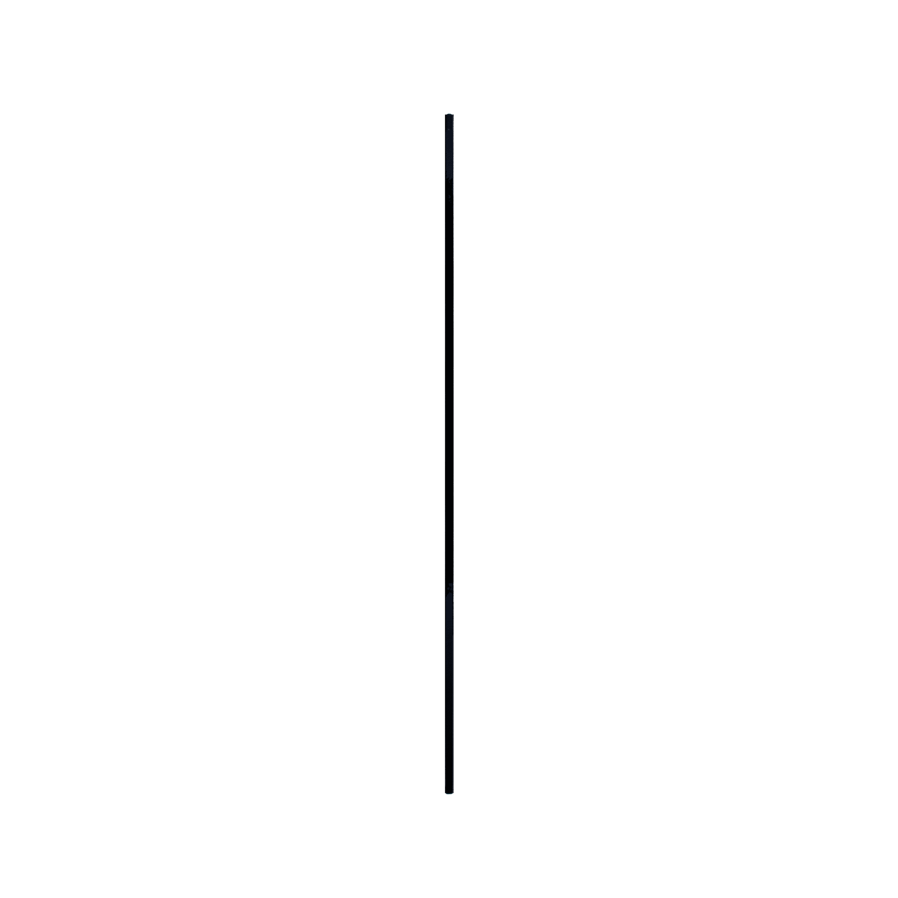 black metal square straight spindle