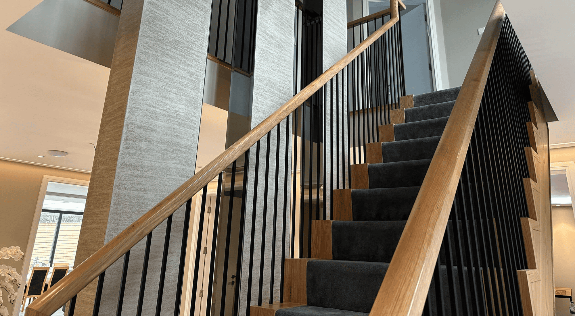 oak handrails