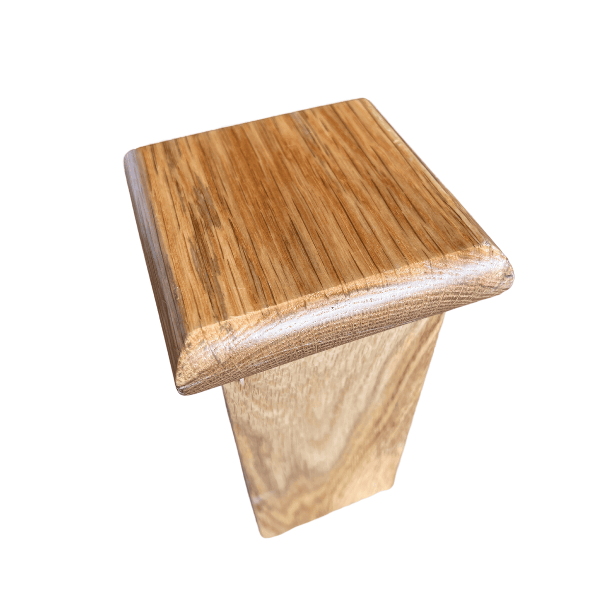 Step Cap Oak Flat Newel Cap - Staircase Parts - 90mm, 115mm
