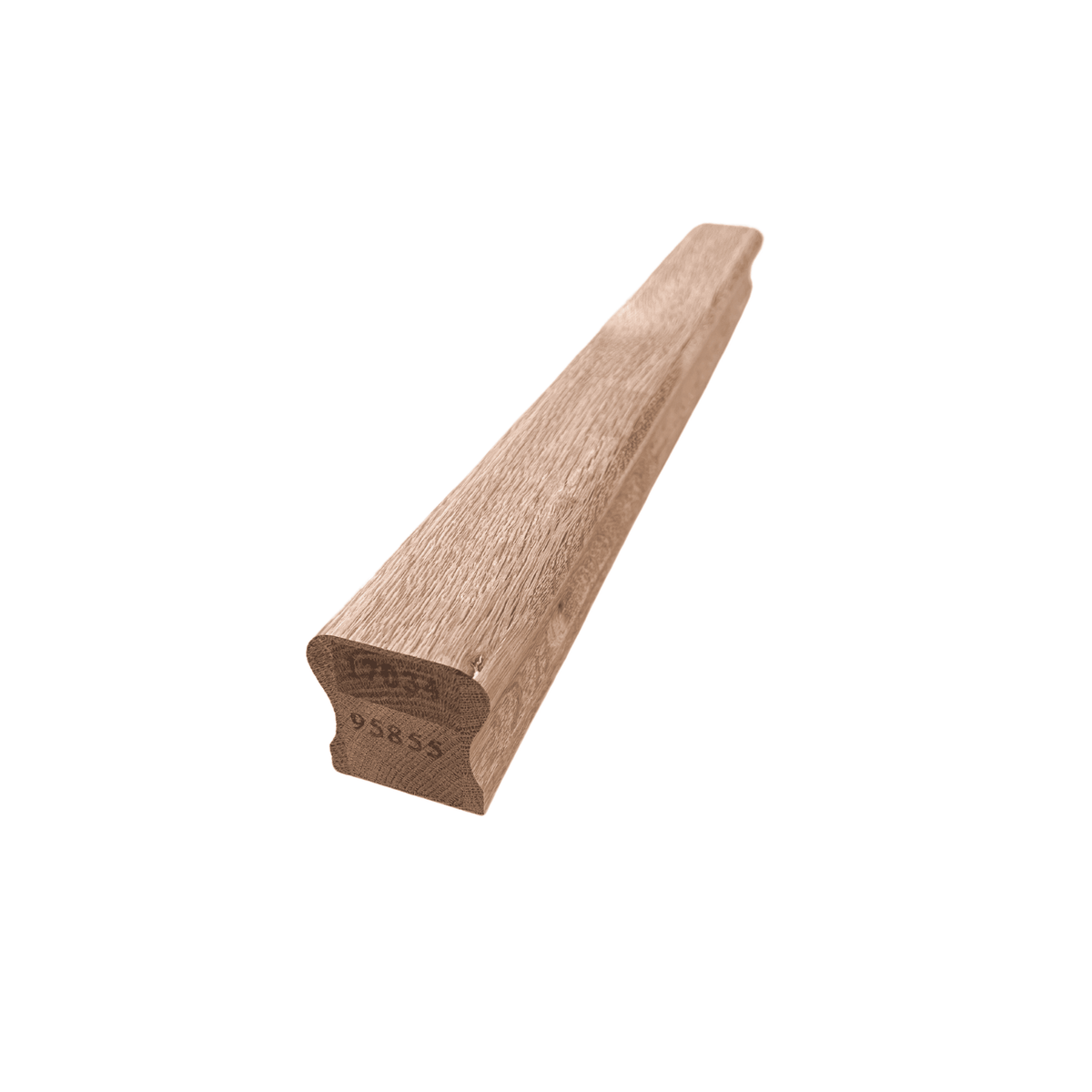 Oak Rails Oak HDR Handrail – Traditional Oak Handrail For Stairs